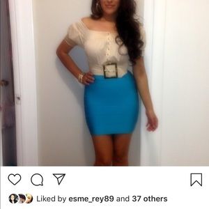 Blue Bebe bandage skirts